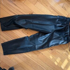 Black Leather Pants